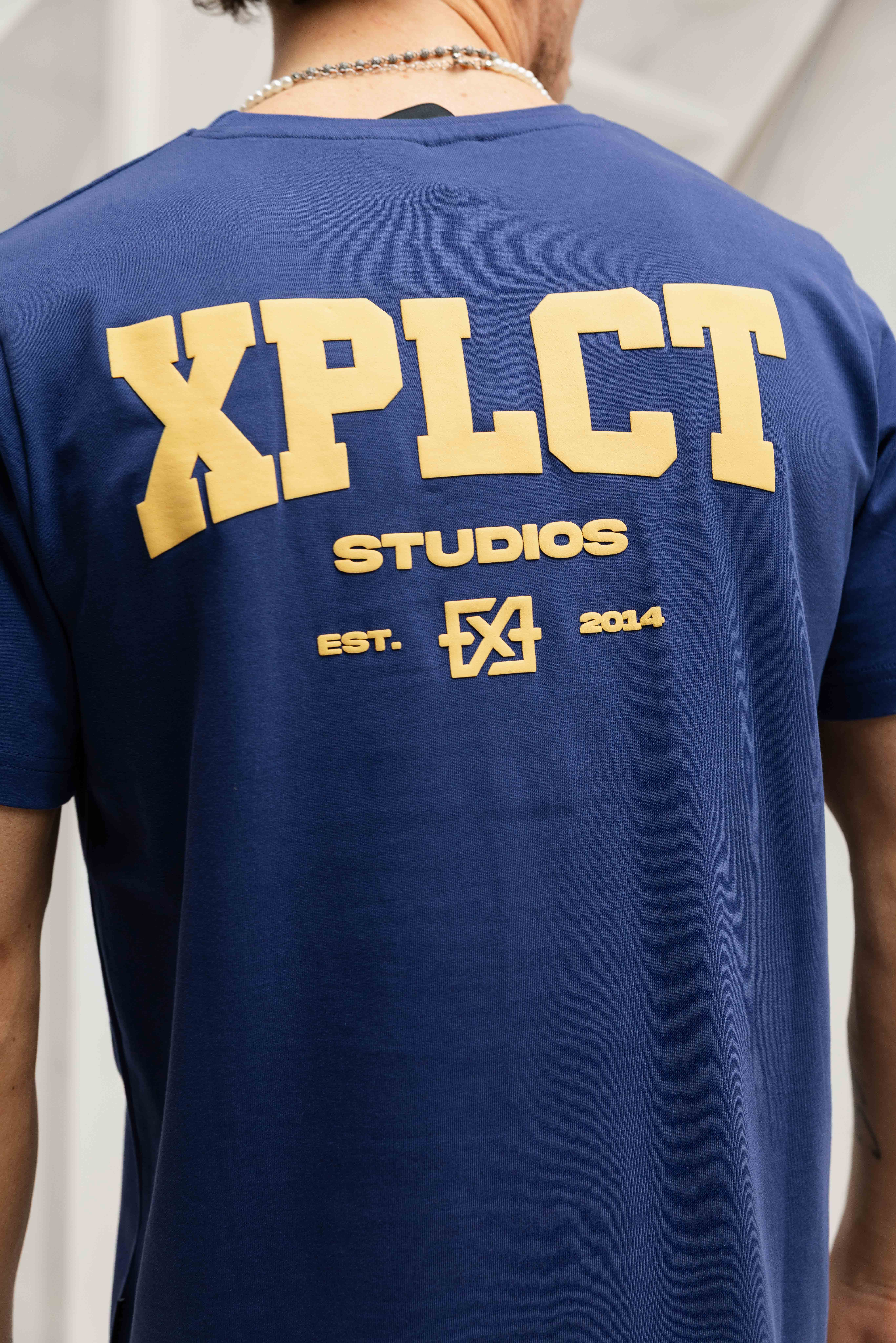 XPLCT Community T-Shirt Heren Donkerblauw