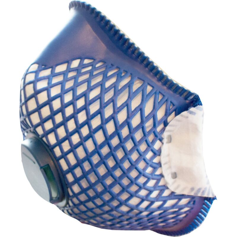 Portwest P271 ERGONET FFP2 masque respiratoire à valve, blanc - Lot de 10
