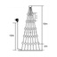 Flaggstangslynge LED 10 m IP44