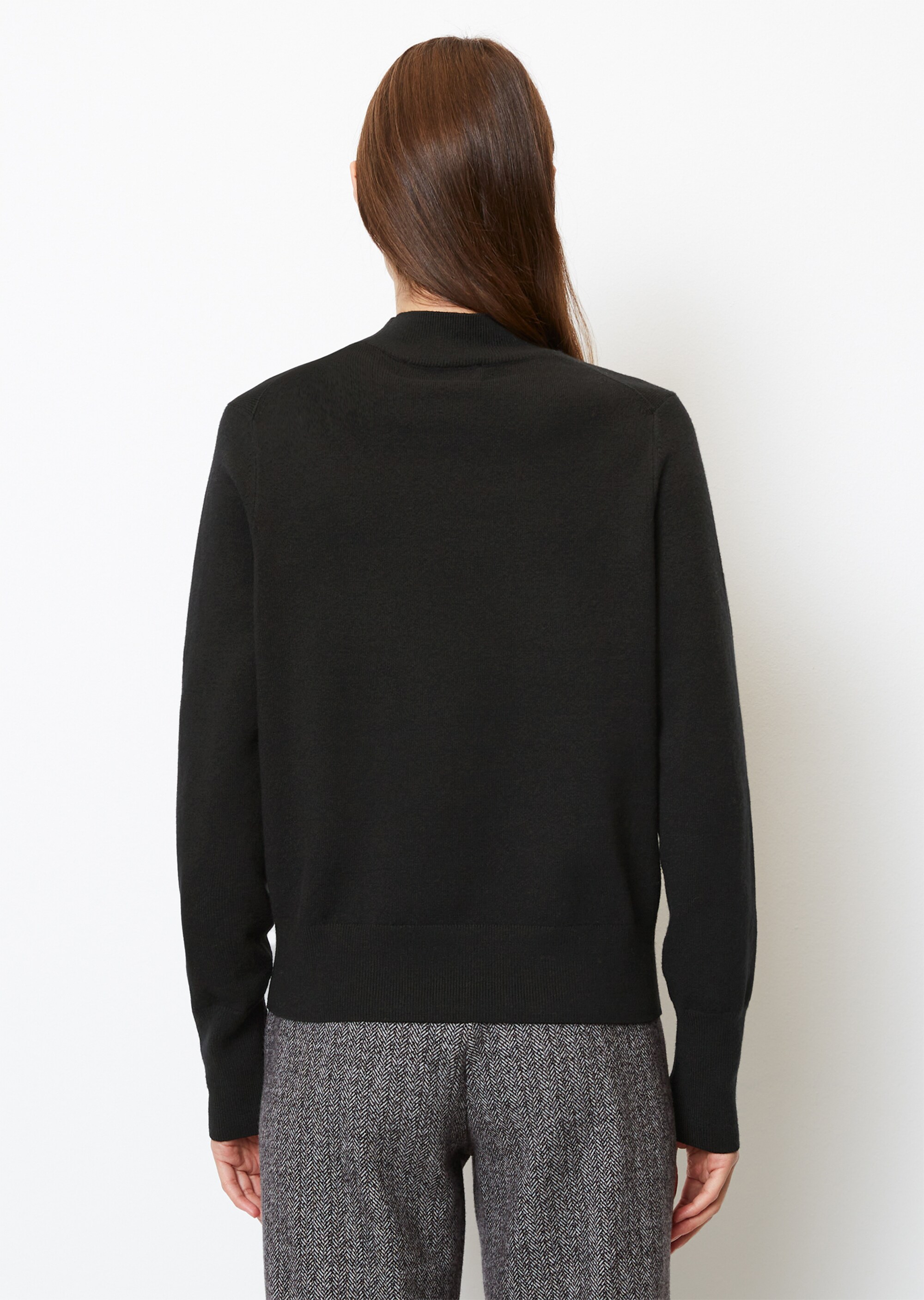 Softer Strickpullover aus Cotton Wool Stretch
