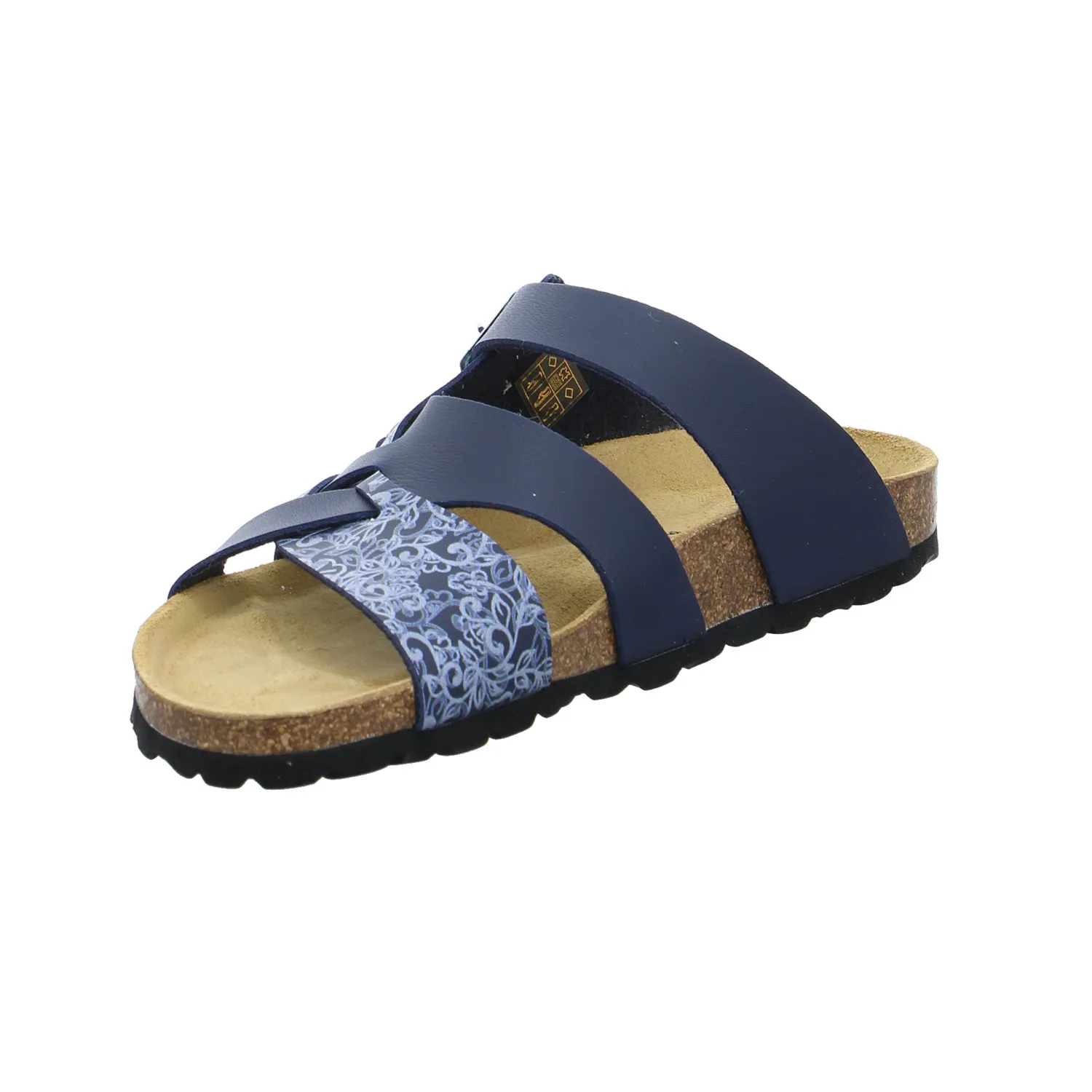 BIOLife Bio-Fussbett Blau Lederimitat  mit Lederfussbett