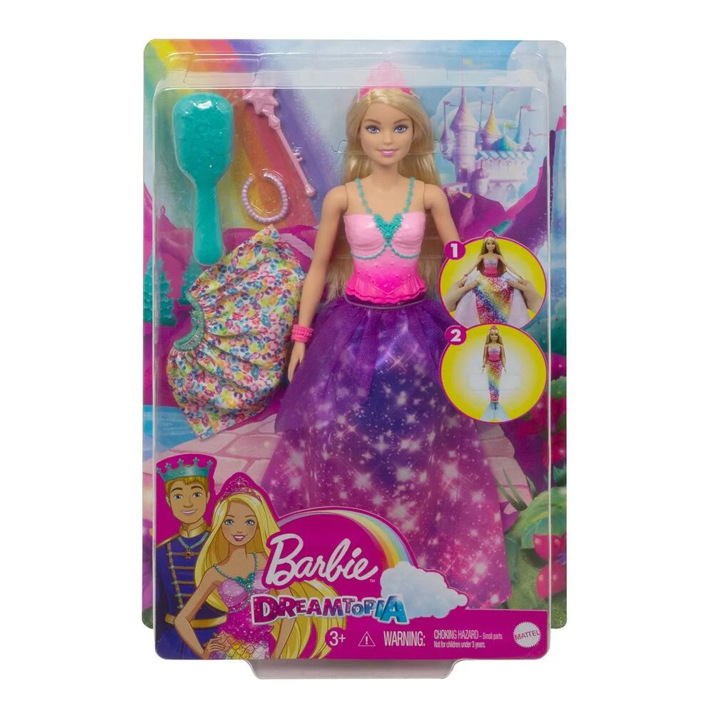 POUPEE BARBIE - TRANSFORMATION PRINCESSE SIRENE