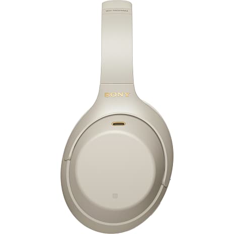 Sony WH-1000XM4 Premium trådløse støjreducerende hovedtelefoner - sølv