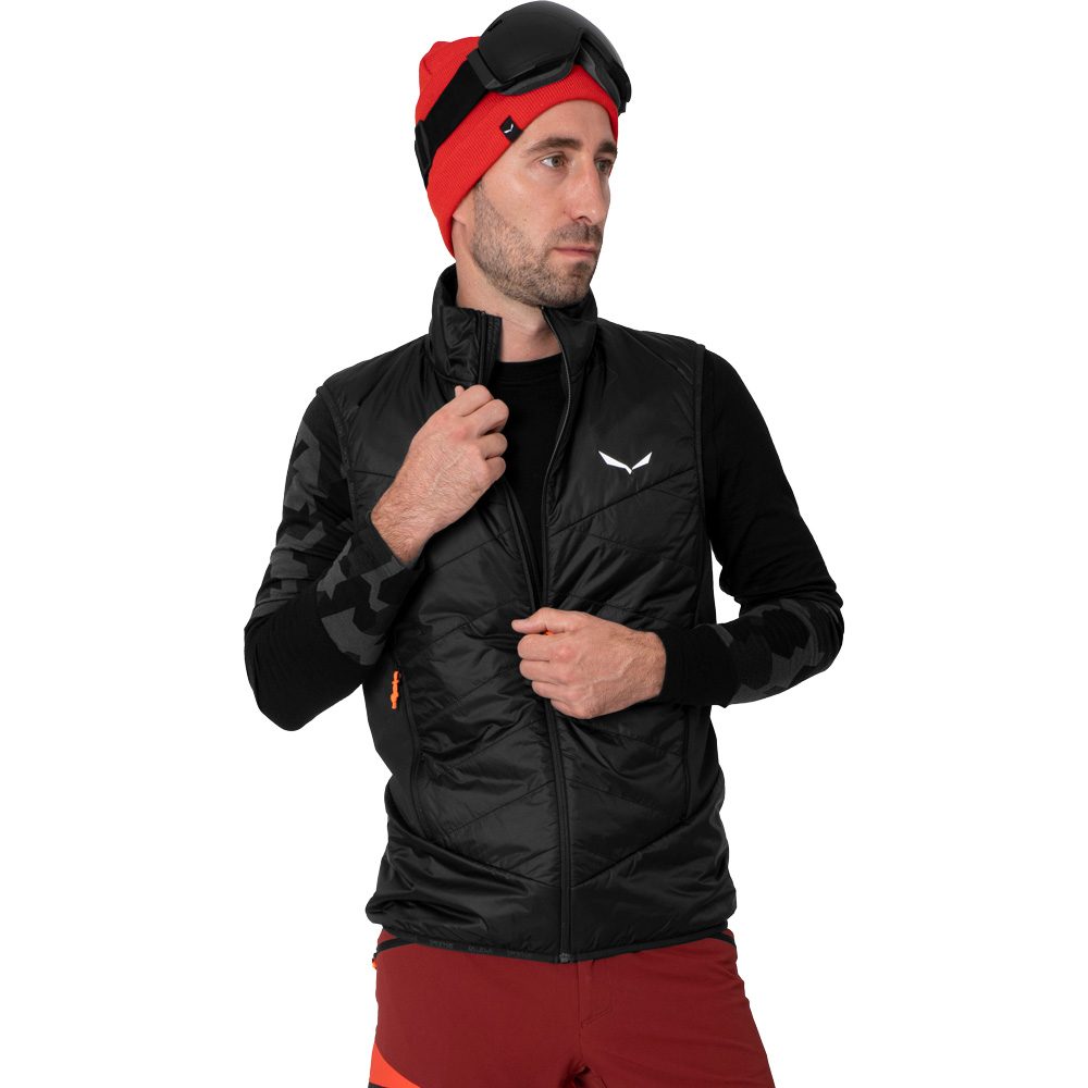SALEWA Ortles Hybrid TirolWool® Responsive Weste Herren black out