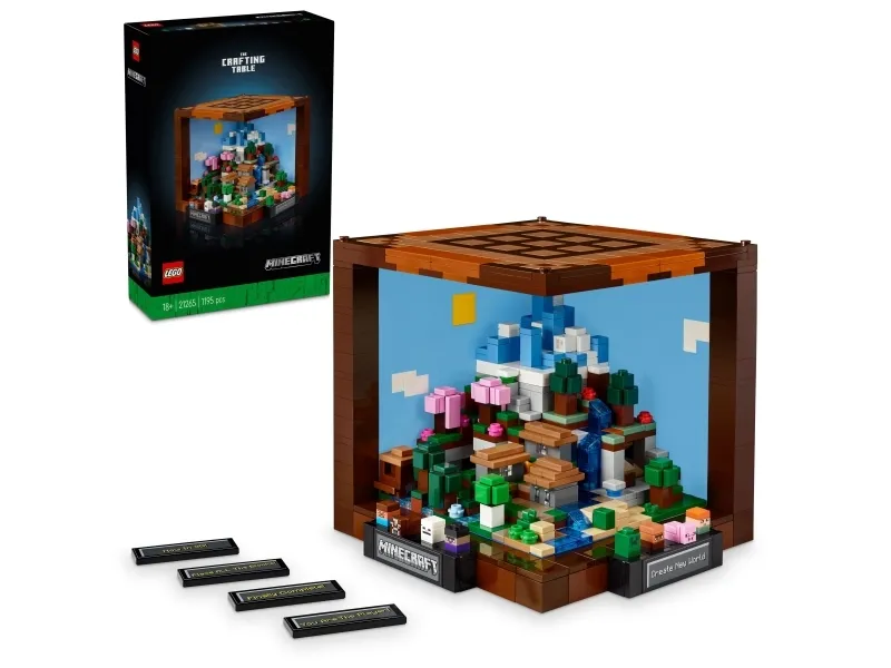 LEGO Minecraft 21265 Craftingbordet