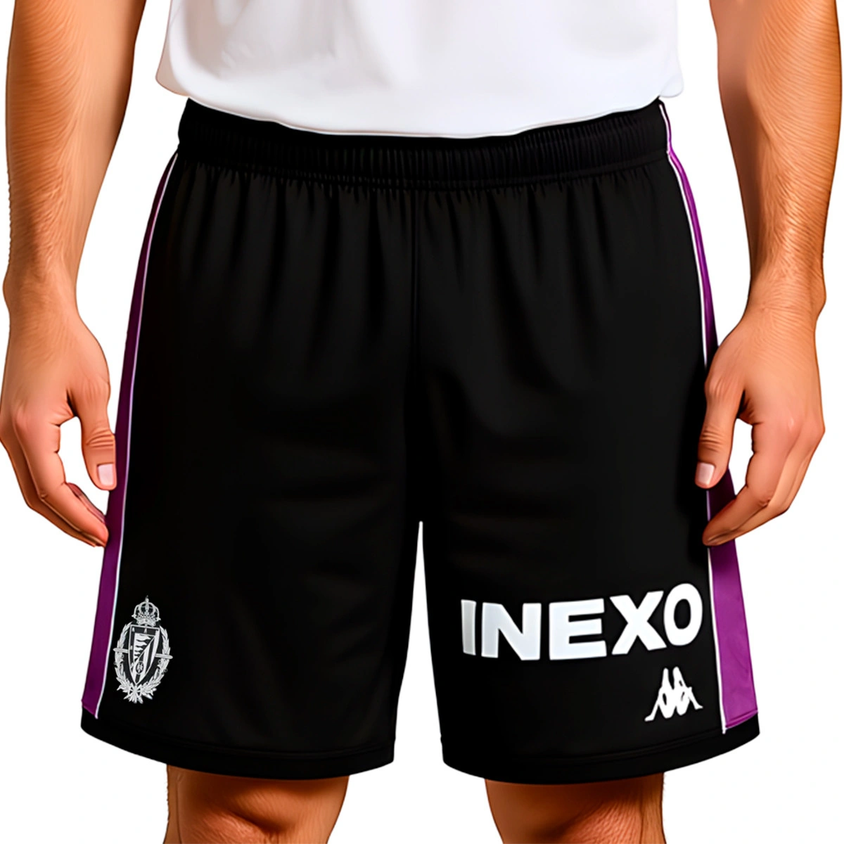 Calções Kappa Real Valladolid Segundo Equipamento 2025-2026