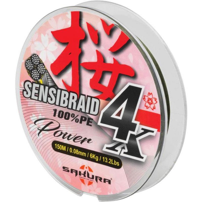 Tresse Sakura Sensibraid 4 Chartreuse - 150M