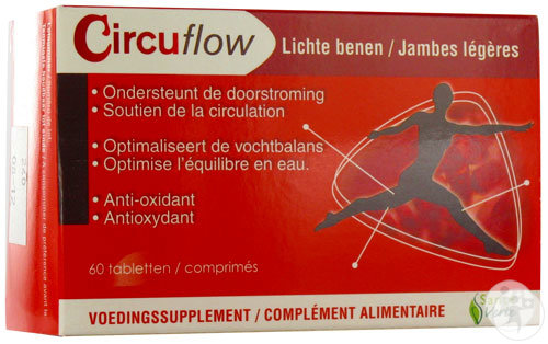 Circuflow Jambes Légères Complément Alimentaire 60 Comprimés
