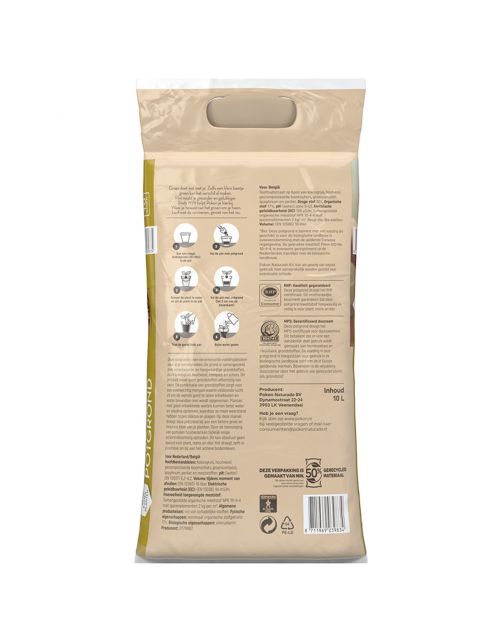 Pokon Bio Potgrond Kamerplanten Turfvrij - Potgrond Turf - 10 l