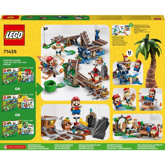 Extension Course de chariot de mine de Diddy Kong LEGO Super Mario 71425
