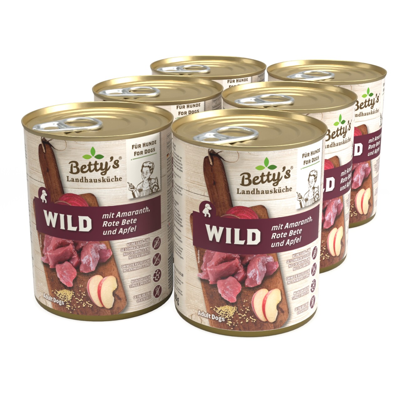 Betty's Landhausküche Wild 6x400 g