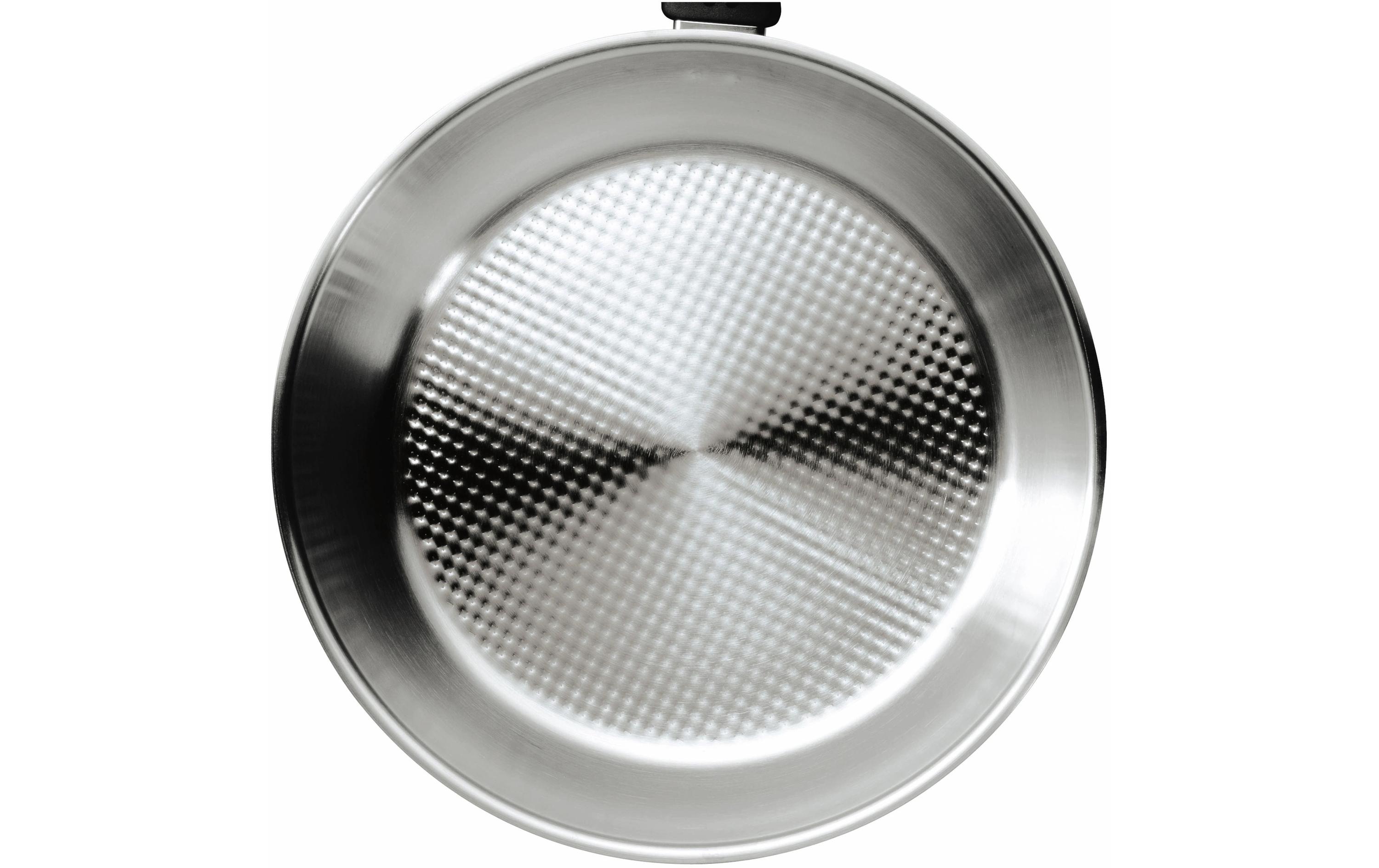 Bratpfanne Silver Star Ø 28 cm, Silber<br>Unbeschichtete Edelstahlpfanne