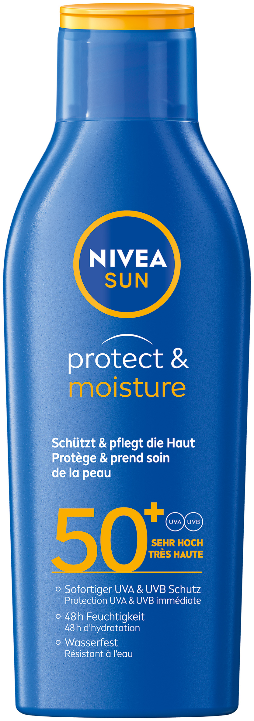 Nivea SUN Protect & Moisture Sonnenmilch Milch pflegend LSF50  200 ml