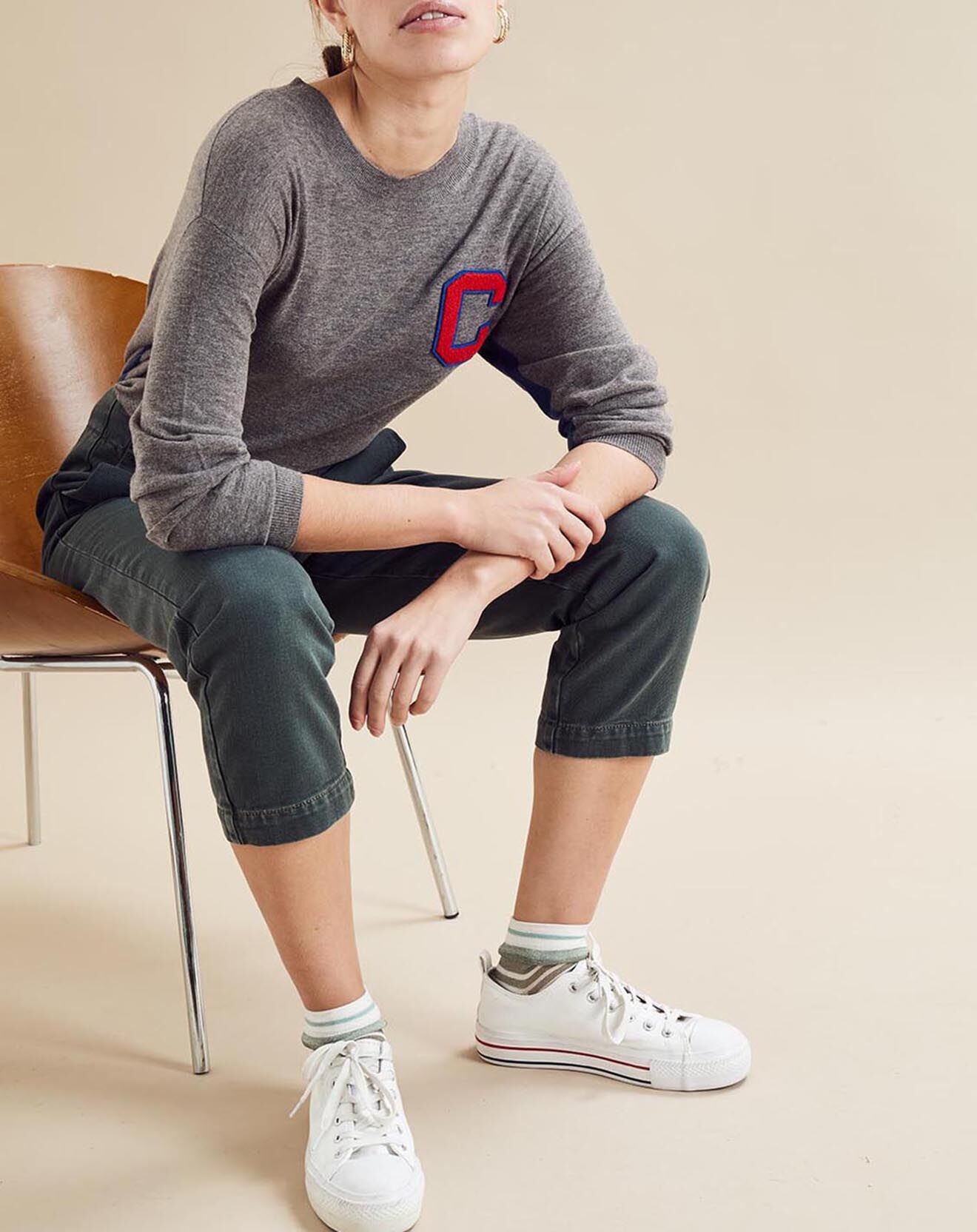 Chloé Stora Jean Patt vert