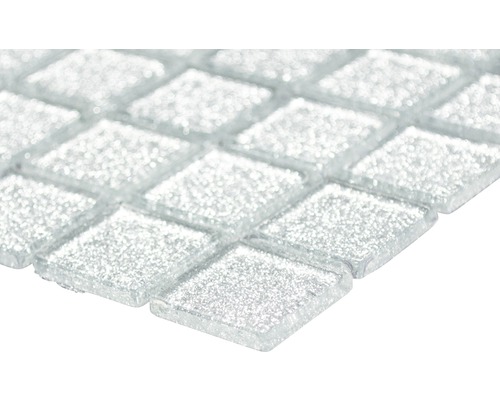 Glasmozaïek CM 4SB6 zilver 30,2x32,7 cm