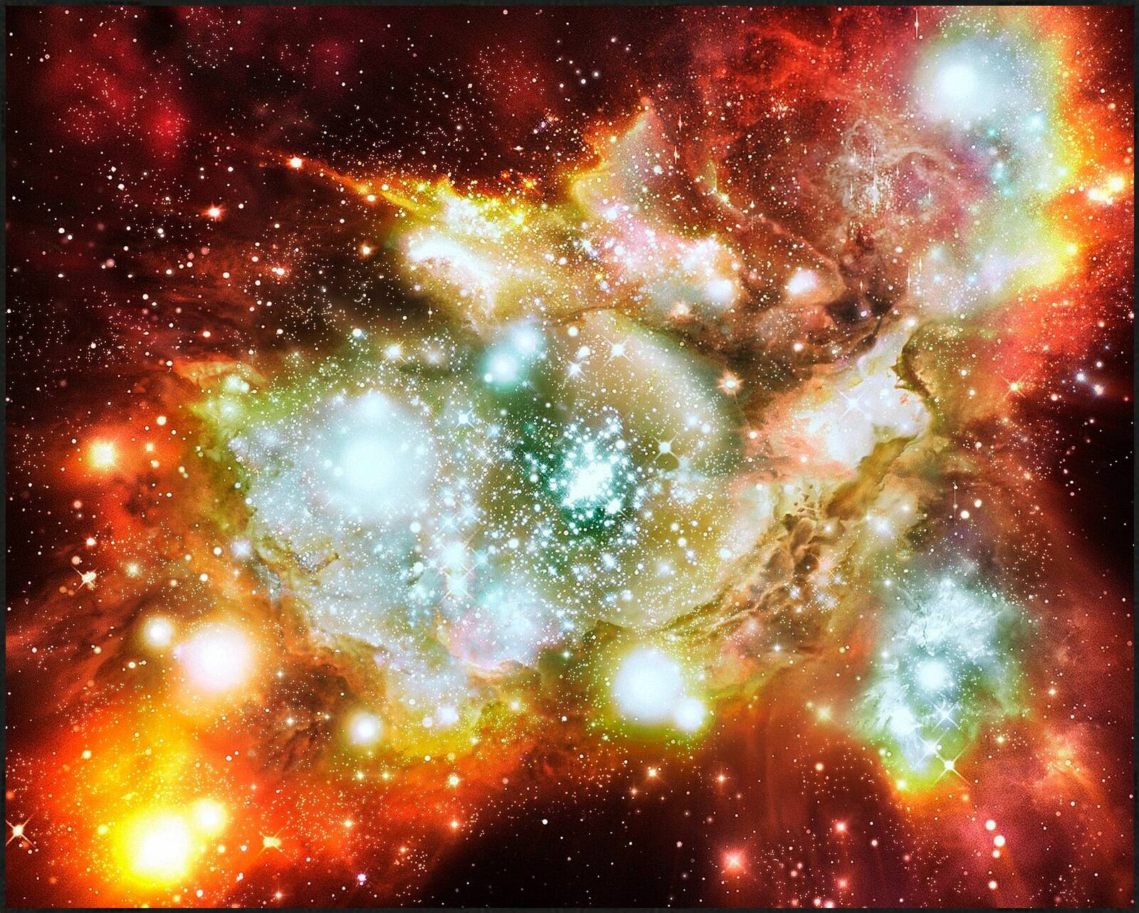 Lynx arc (Artist's Impression, NASA/JPL - Caltech) by Hubble Telescope - Open Edition.