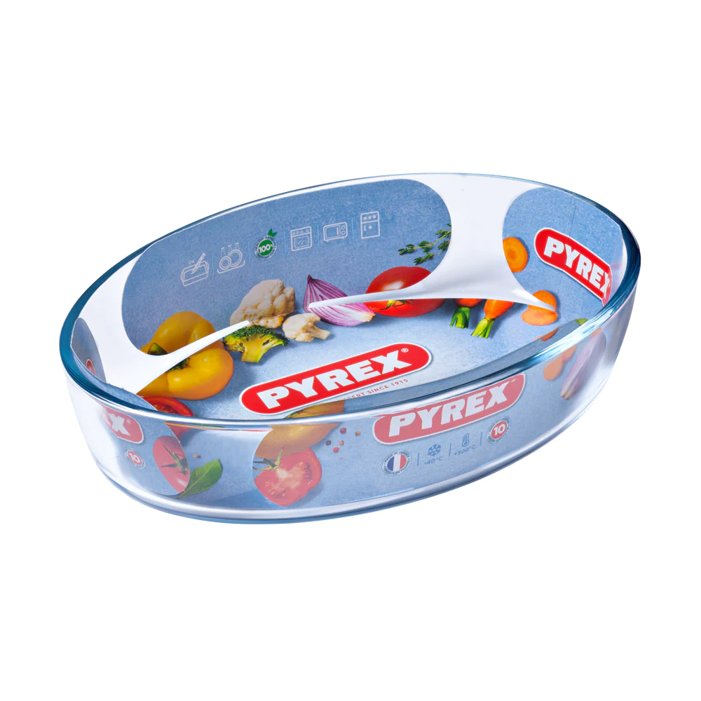 Plat ovale 35x24 cm Pyrex