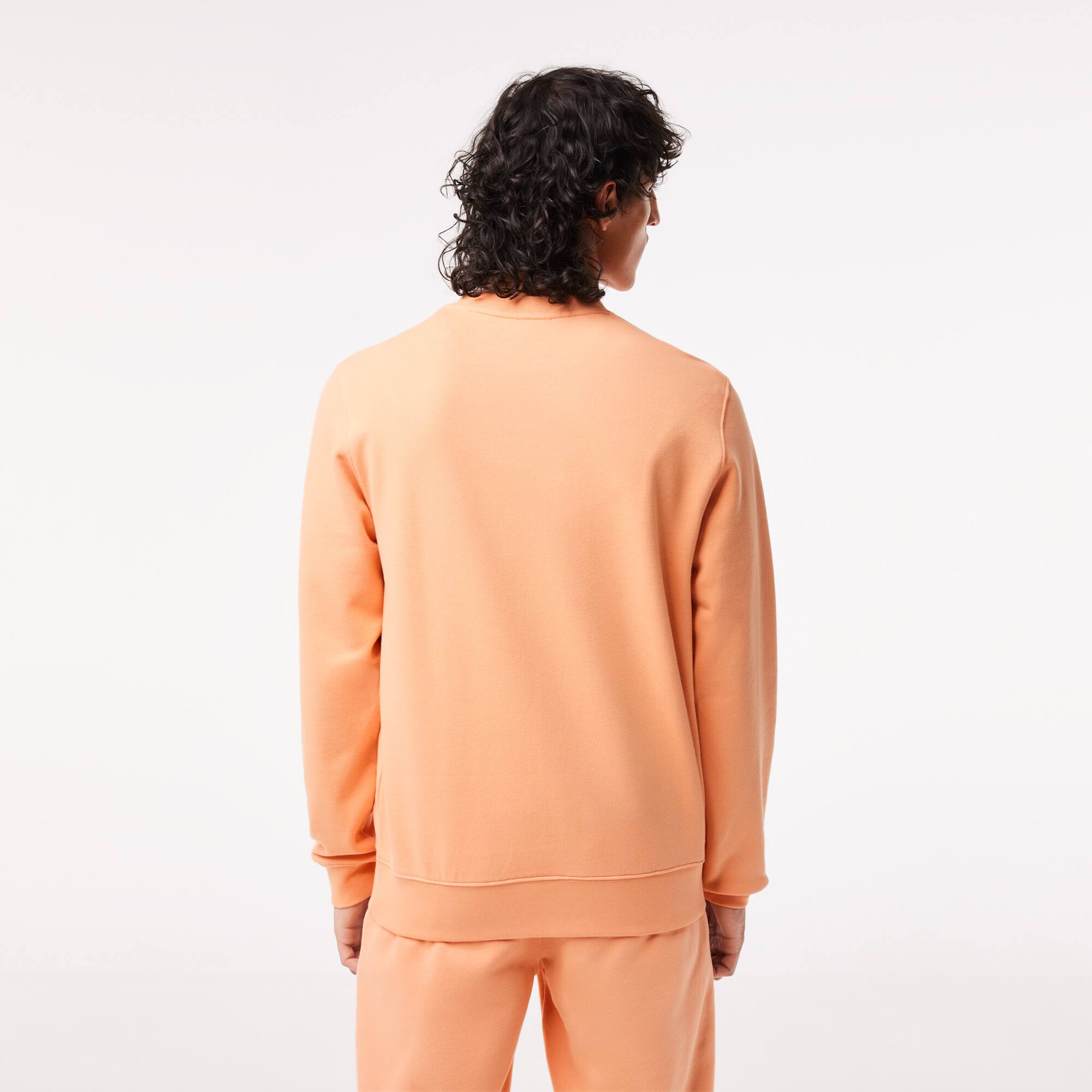 Herren LACOSTE Sweatshirt mit Krokodil-Aufdruck Sweatshirts - Orange - Lacoste - Herren
