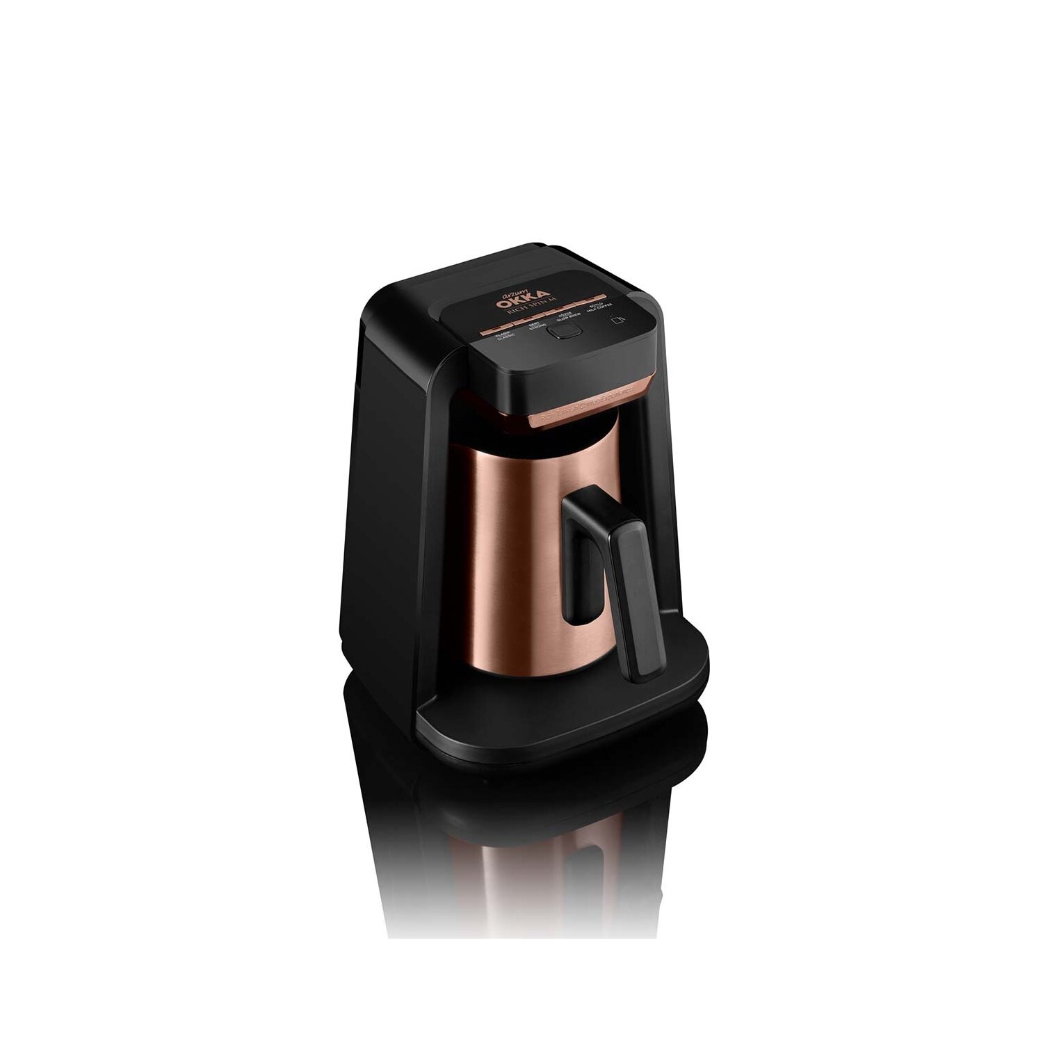 Arzum Türkische Kaffeemaschine, Kaffeekanne Edelstahl 700W Bronze