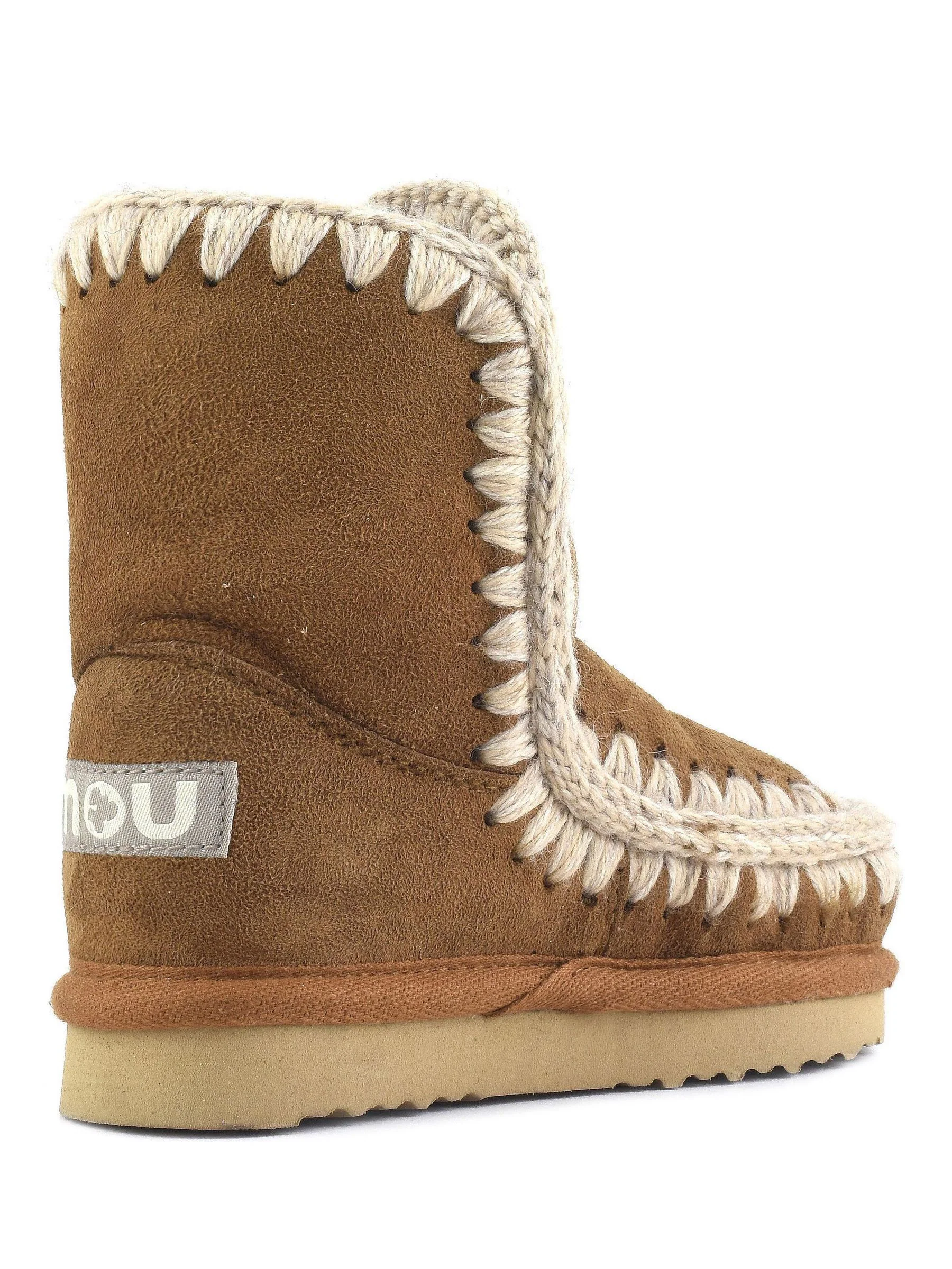 Mou Eskimo Sheepskin Lined Kids Suede Boots