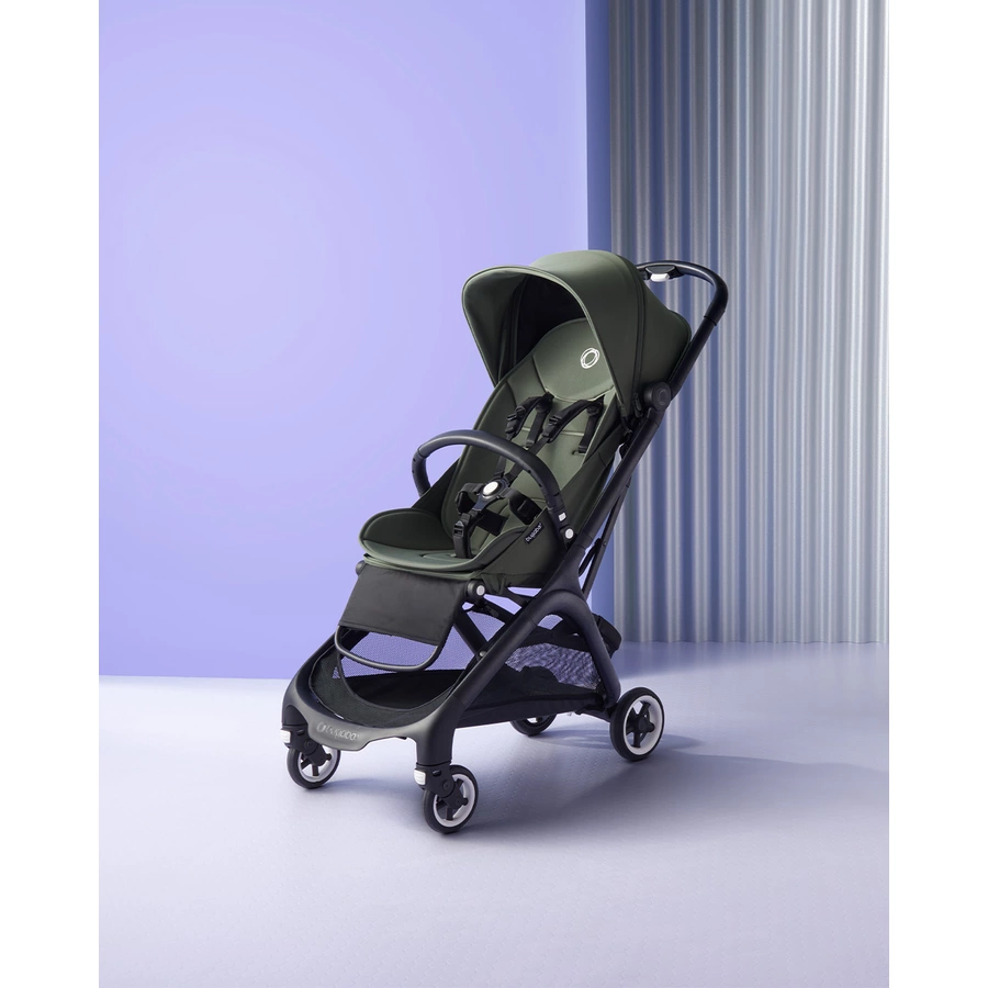 bugaboo Buggy Butterfly Complete BlackStormy Blue inklusive Bauchbügel