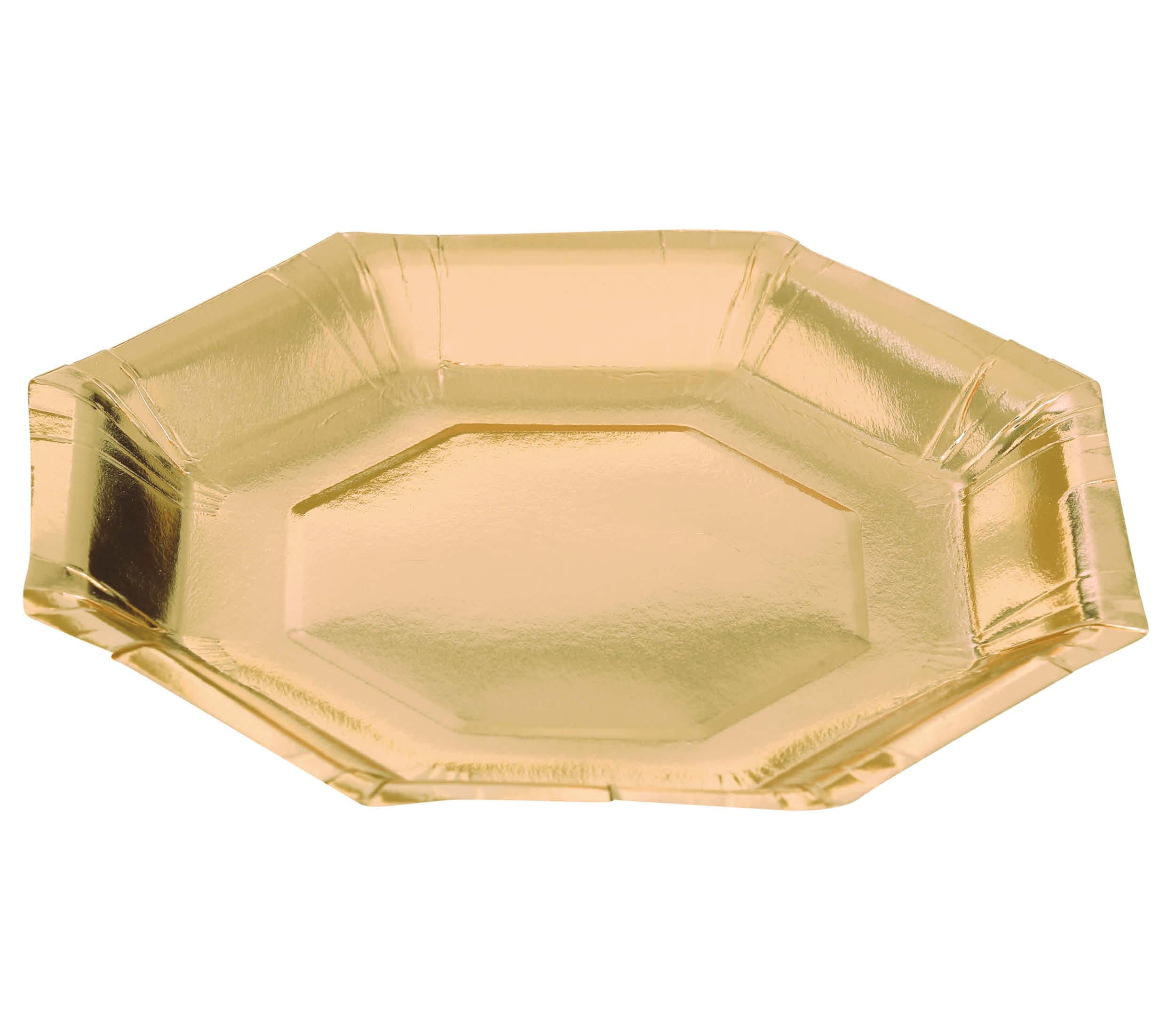 Gouden Borden Papier 23cm 6st