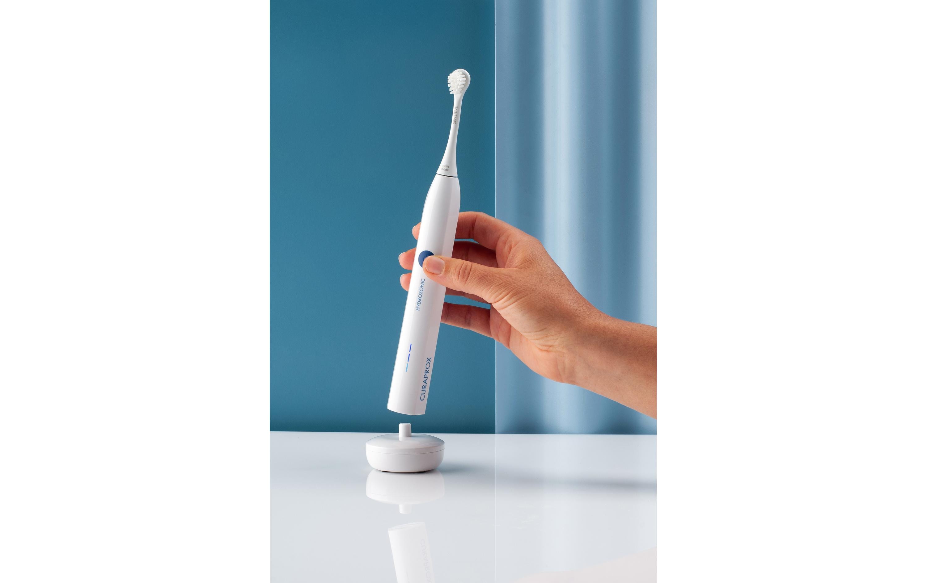 Schallzahnbürste Hydrosonic EasyElektrische Zahnbürste in Weiss