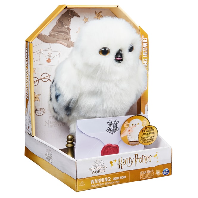 Harry Potter - Interaktive Plüsch-Eule Hedwig