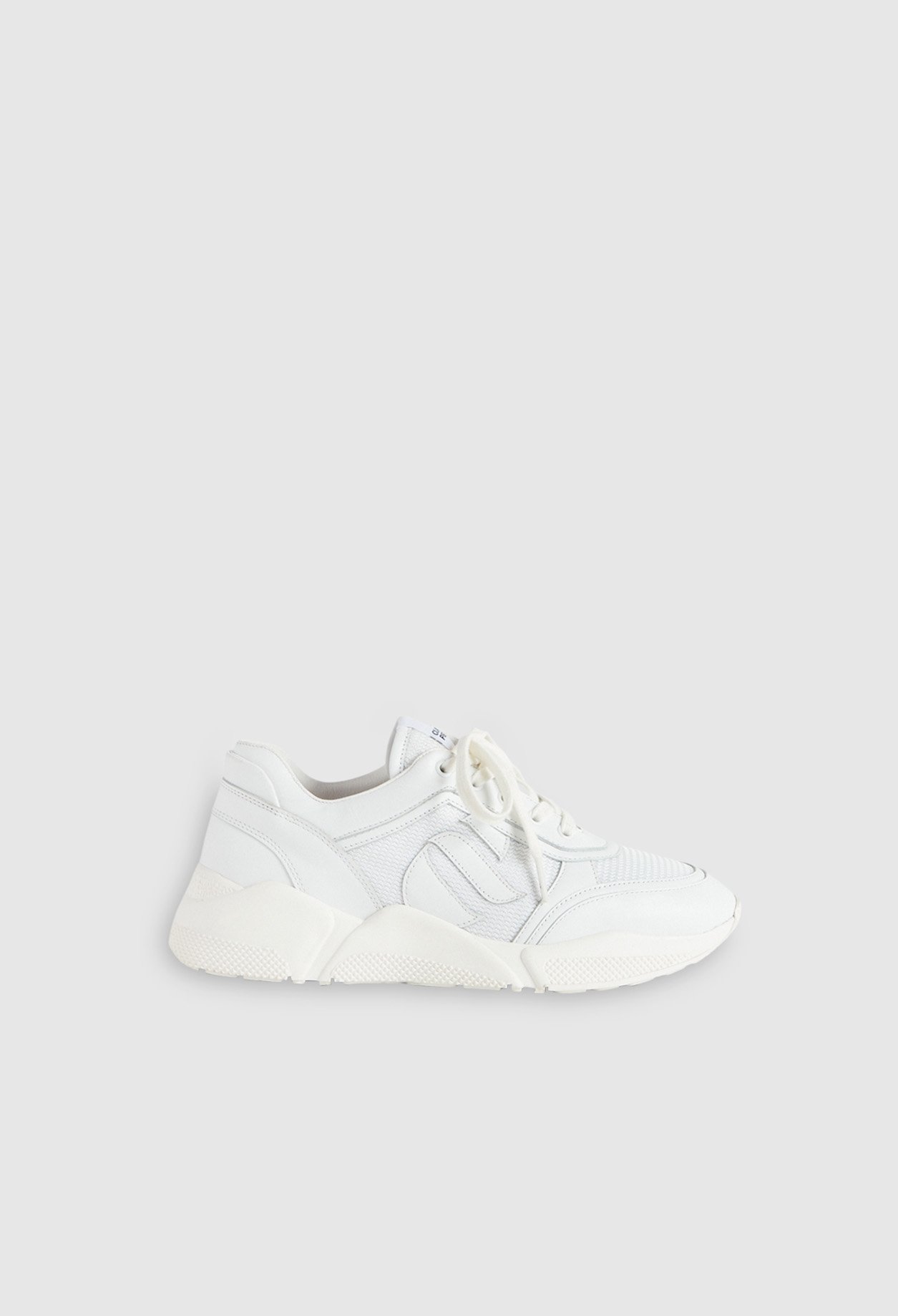 Sneakers blanches graphiques