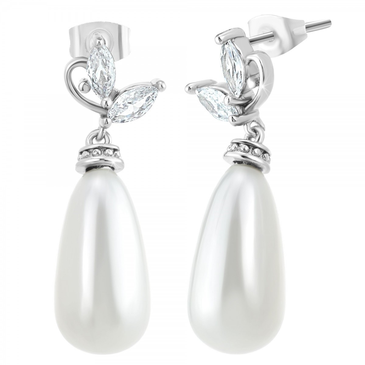Boucles d'oreilles par SC Bohème ornées de Zirconium