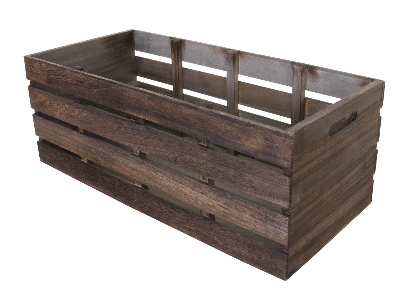 Kommode MCW-C62, Schubladenkommode Holzkiste, Shabby-Look Vintage, 4 Schubladen 70x32x26cm ~ braun