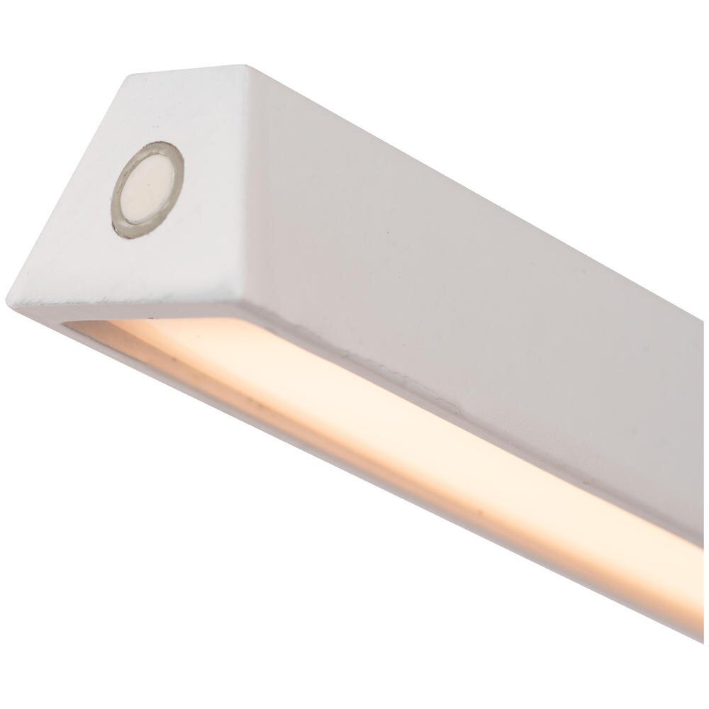 LED vloerlamp met leesarm Lavale in wit 3W 130lm