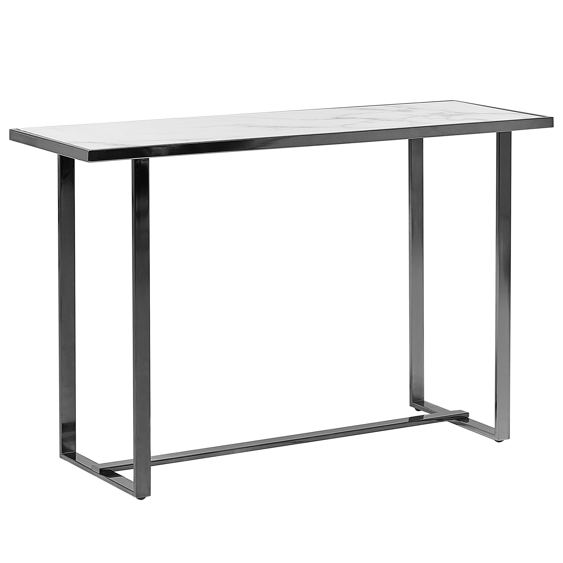 Beliani - PLANO - Consoletafel - Wit - Veiligheidsglas