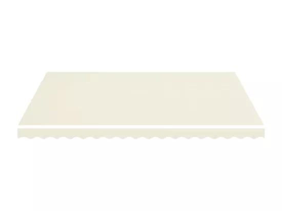 Tissu de remplacement pour auvent Crème 4,5x3,5 m