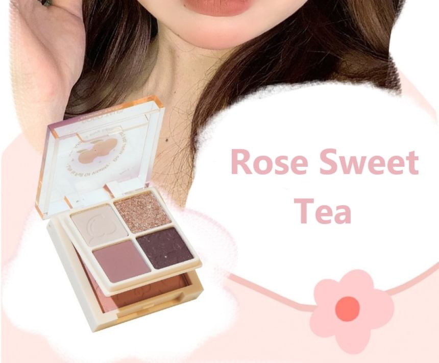GOGO TALES - Oogschaduw & Blush Palette - Rose Sweet Tea