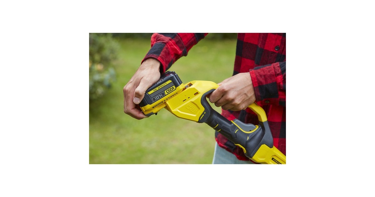 StanleyFATMAX V20 18V 4.0Ah Kettingzaag op steel  (Geel/zwart, Accu en lader inbegrepen)