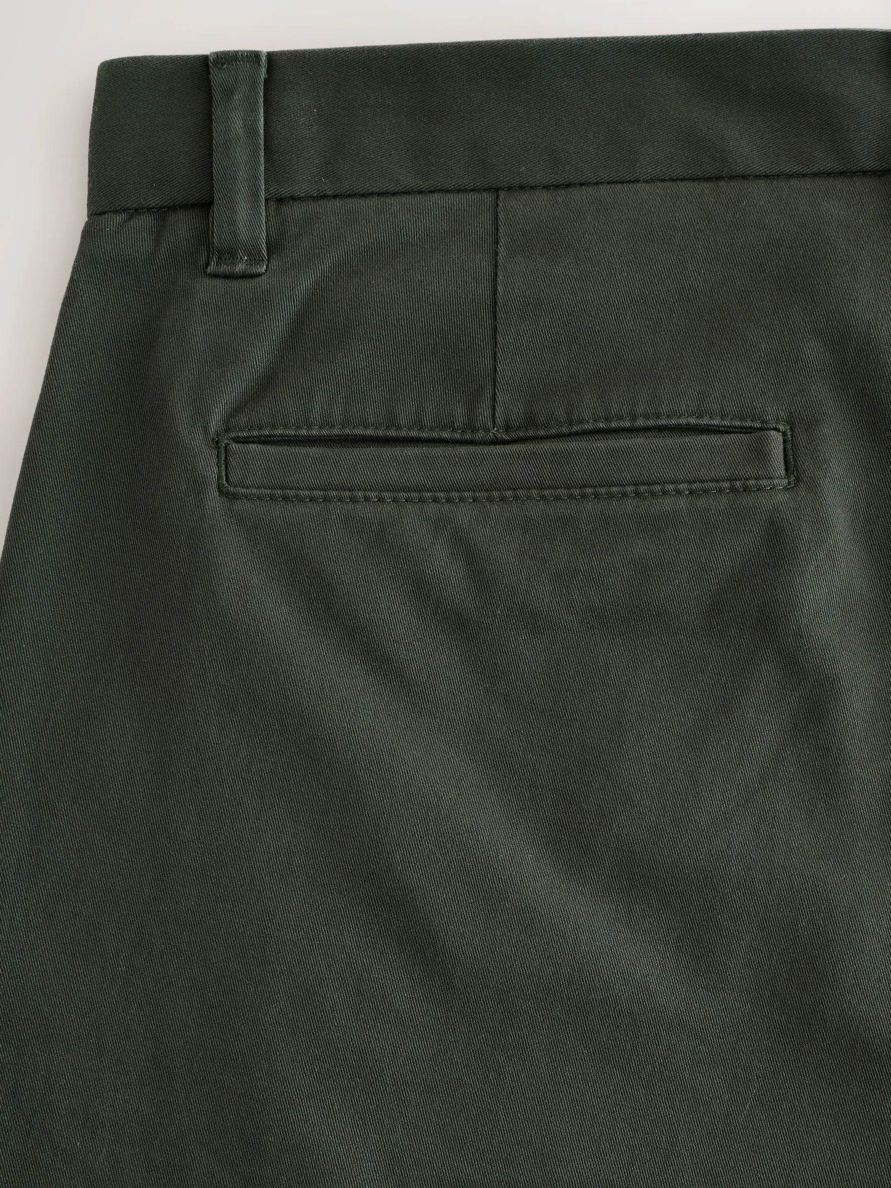 Donkergroen - Slim Fit - Stretchy chino