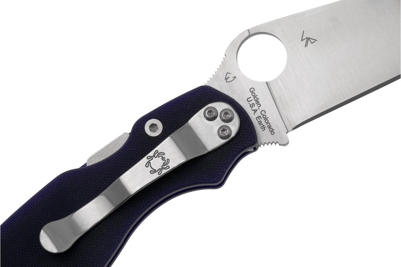 Spyderco Military 2 S110V C36GPDBL2 Dark Blue G10, zakmes