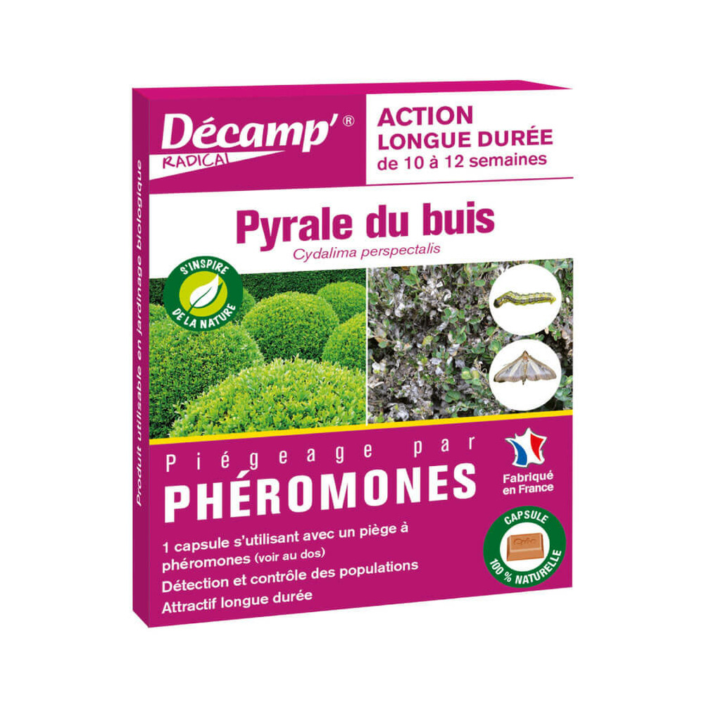 Phéromone contre la pyrale du buis longue duree