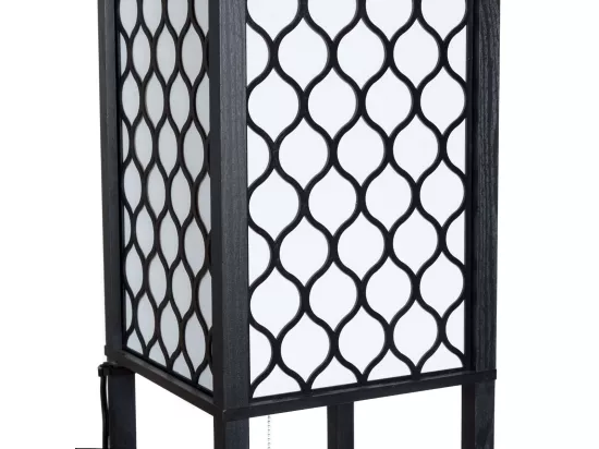 Lampadaire avec 3 niveaux etagère 220-240v,60w design scandinave (ampoule non inclus)