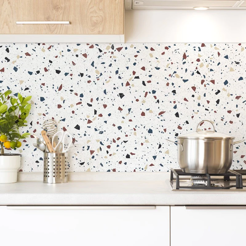 Crédence cuisine Crédence ALU L120xH 50cm - TERRAZZO PROCIDA 99deco