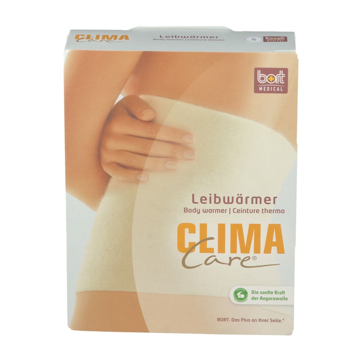BORT CLIMACare® Leibwärmer Gr. S weiß