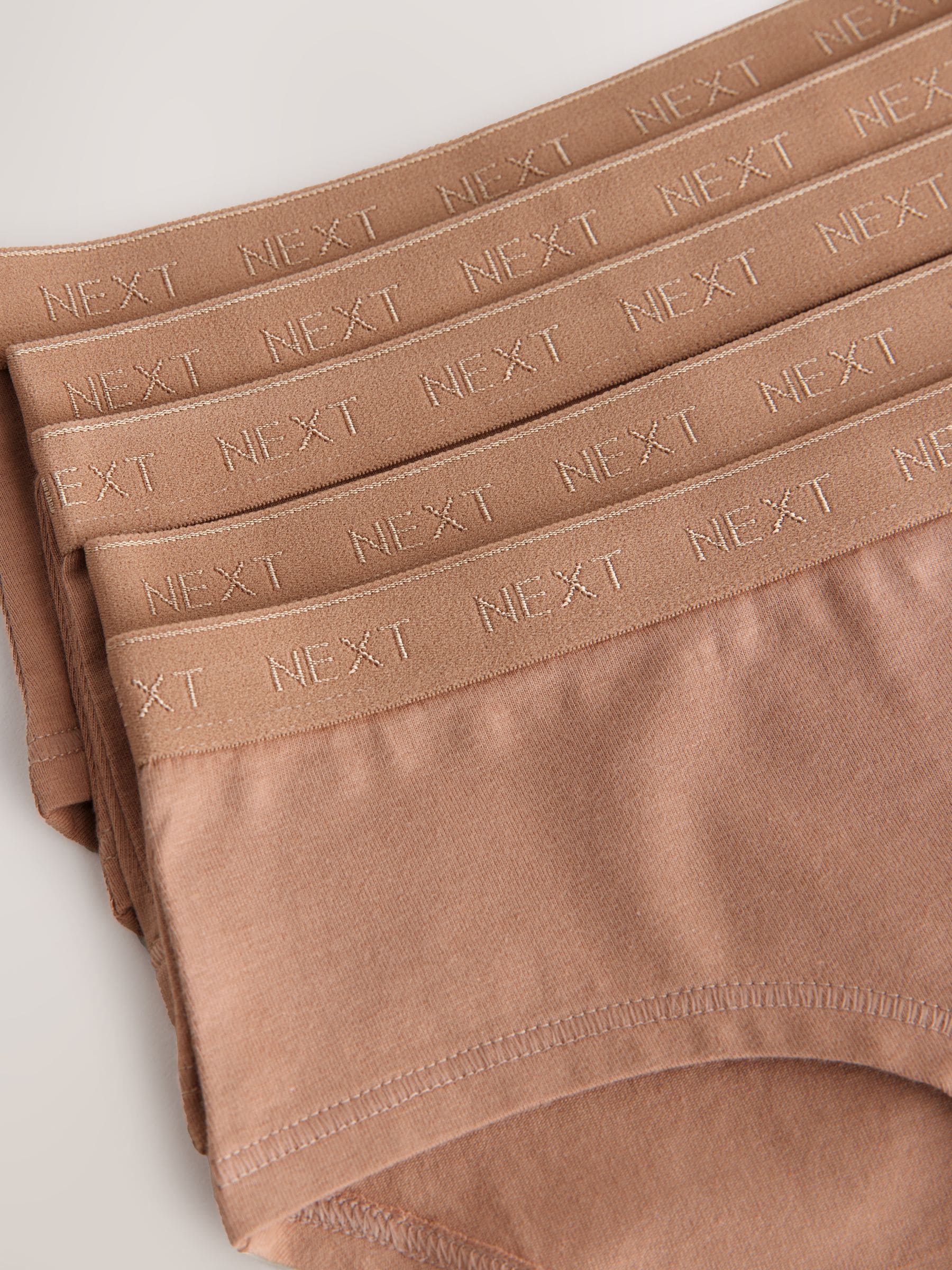 Licht beige - Verpakking van 5 hipsteronderbroeken (5-16 jr)