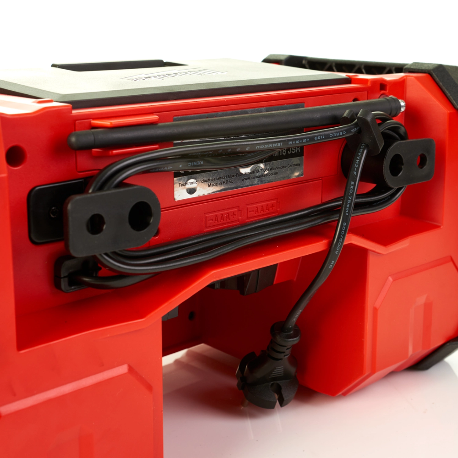 Milwaukee M18 JSR DAB -0 18V Li-Ion Accu bouwradio body - DAB  - werkt op netstroom & accu