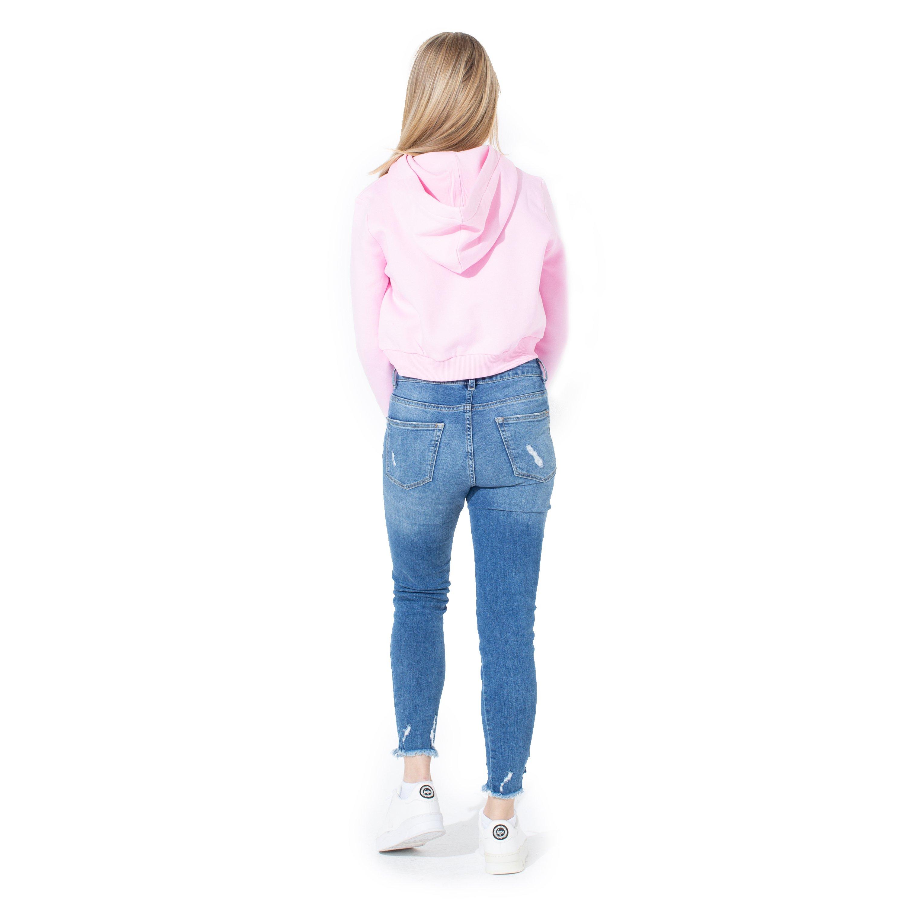 Hype Script Kids Crop Hoodie