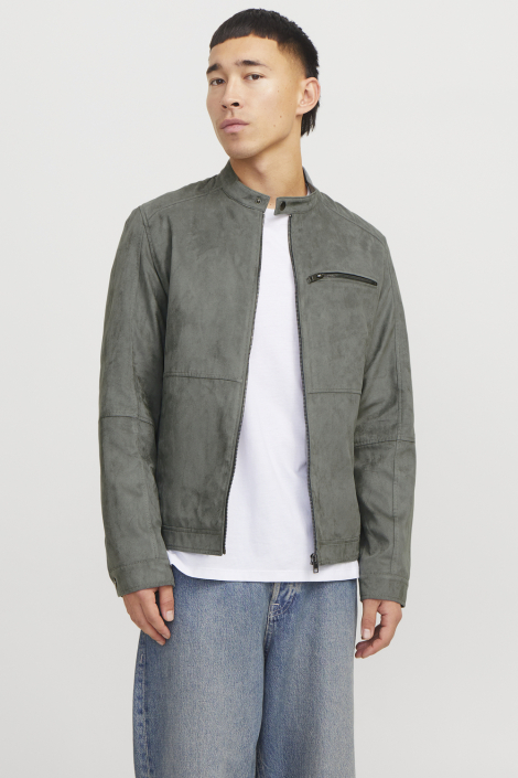 Jack & Jones grijze heren jas