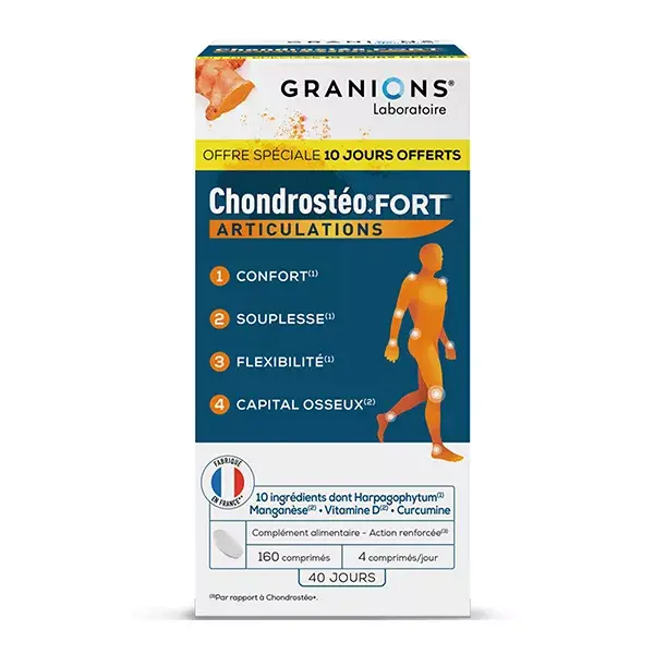 Granions Chondrostéo+ Fort Joints 160 comprimidos