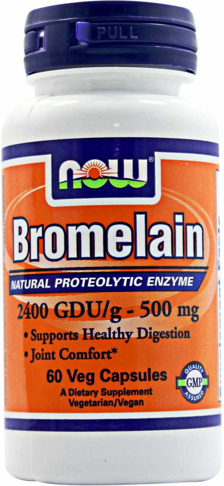 NOW Foods Bromelina 60 cápsulas blandas