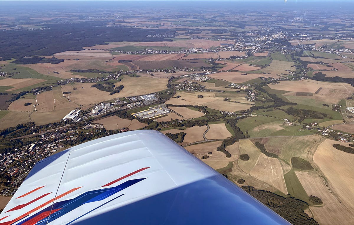Höhenflug im Ultraleichtflugzeug Herzogenaurach