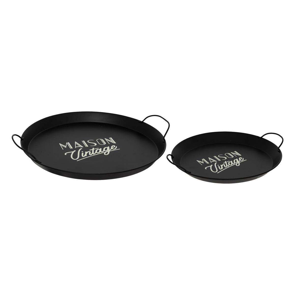 PLATEAU METAL CAFE BORDELAIS TAILLE M